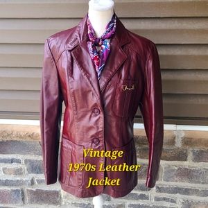 90s Vintage Leather Jacket